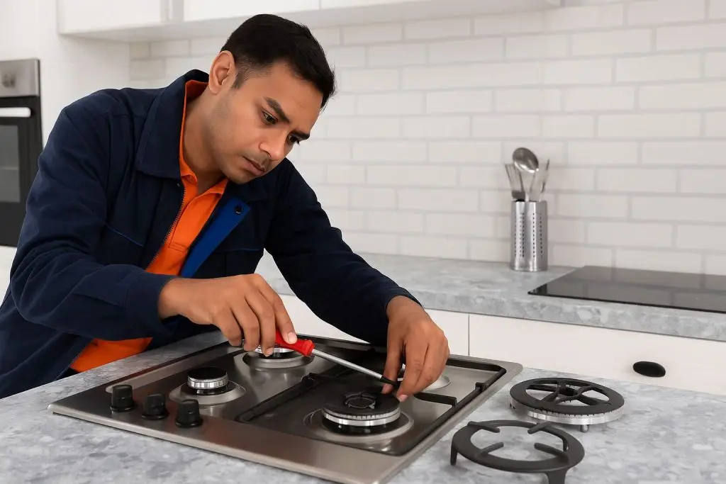 Gas Burner Installation